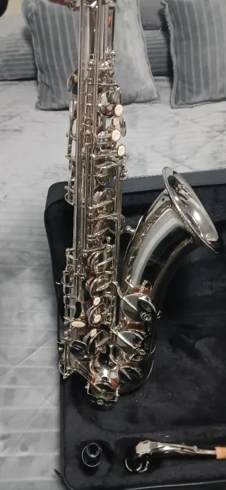 Saxofón Tenor Plata vendo o cambio por trompa en f