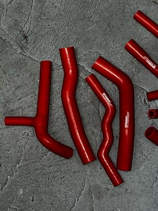 Manguitos Silicona Golf MK2 16V Rojos