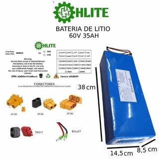 Batería Litio 60V 35Ah Patinete Eléctrico
