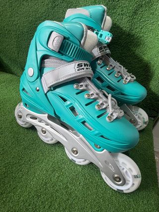 Patines en Línea Niños Turquesa