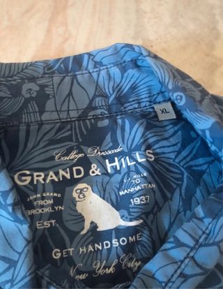 Camicia uomo fantasia floreale