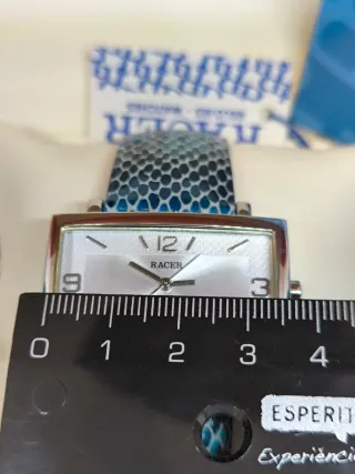 Reloj Racer Mujer Azul y Plateado