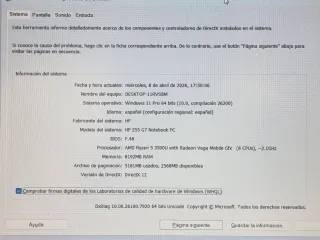 Portátil HP Ryzen 5 SSD Windows11 Office