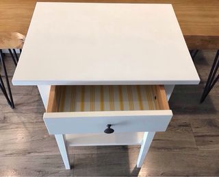 Mesita de noche Ikea Hemnes Blanca