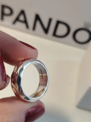 Anillo Pandora Banda Ancha Plata