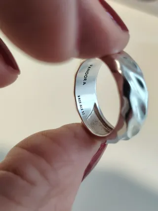 Anillo Pandora Banda Ancha Plata