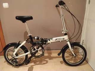 Bicicleta plegable focona 16" revisada poco uso