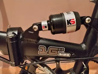 Bicicleta plegable focona 16" revisada poco uso