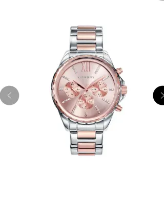 Reloj Viceroy Mujer Rosa y Plata