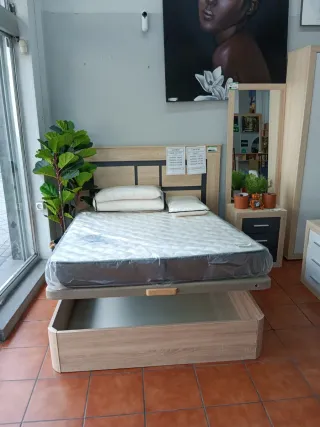 Canapé abatible con colchón