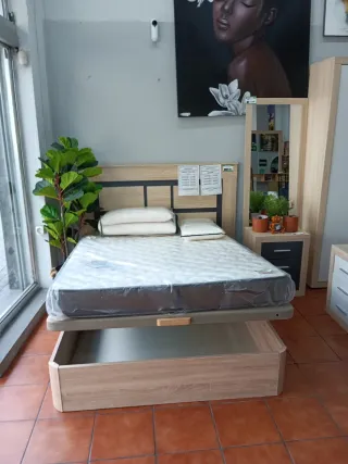 Canapé abatible con colchón