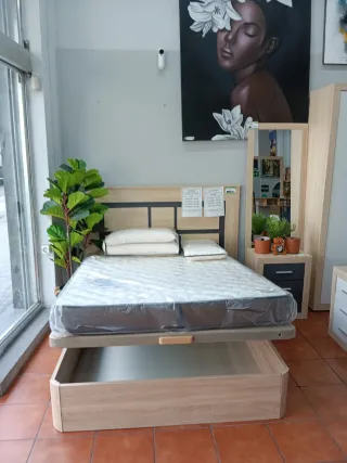 Canapé abatible con colchón