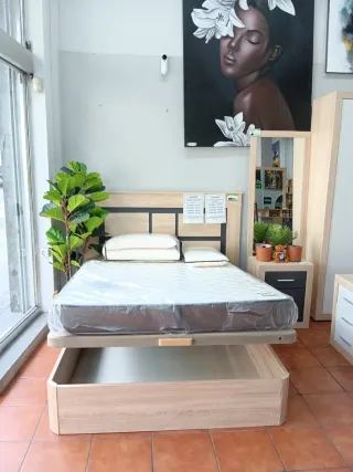 Canapé abatible con colchón