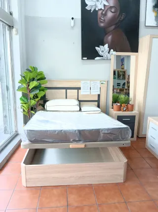 Canapé abatible con colchón