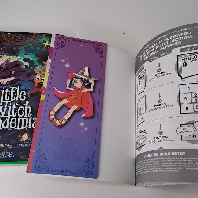 Lote de 2 Libros - Little Witch Academia 1 y 2