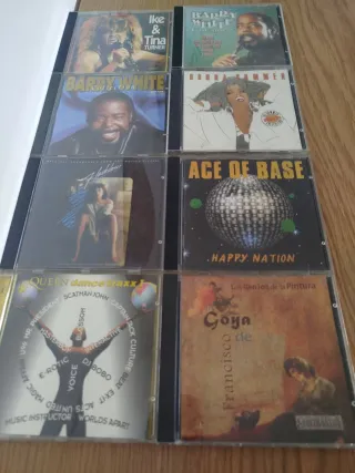 Lote 8 CDs Música Variada: Pop, Dance, Soul