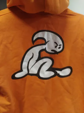 Sudadera El Niño Vintage Talla M Naranja