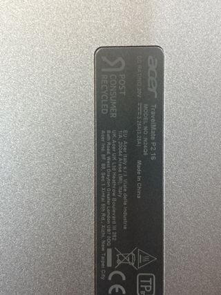 Ordenador Acer TravelMate P2 16.