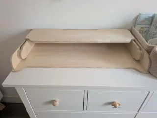 cambiador madera plegable