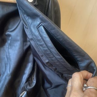 SANDRO PARIS mujer -Chaqueta Cuero SIOUXIE Talla S