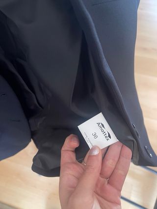 Conjunto uniforme azafata azul marino