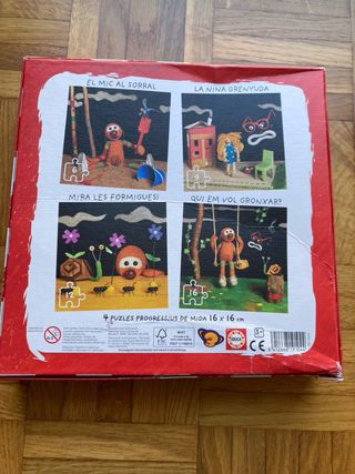 4 Puzzles Mic (6, 9, 12, 16 piezas)