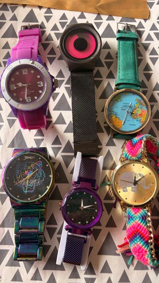 Lote de 6 relojes de pulsera