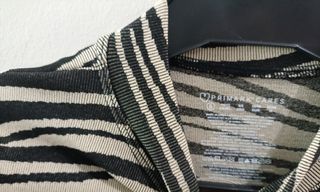 Vestido Cebra Primark Talla S