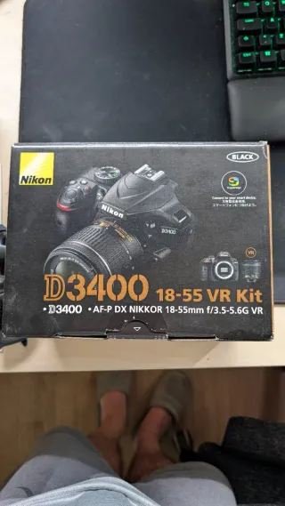 Nikon D3400 + Objetivo 18-55mm VR