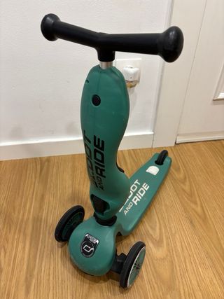 Patinete 2 en 1 Scoot and Ride Verde
