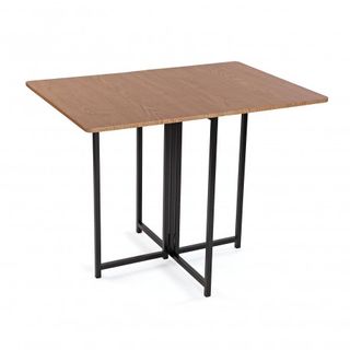 JUEGO DE MESA PLEGABLE Y 4 SILLAS NEGRO