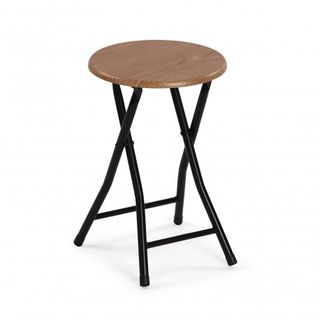 JUEGO DE MESA PLEGABLE Y 4 SILLAS NEGRO