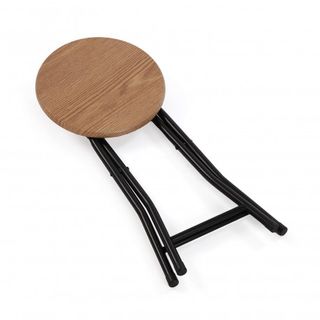 JUEGO DE MESA PLEGABLE Y 4 SILLAS NEGRO