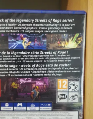 Streets Of Rage 4 PS4 Anniversary Edition Precinta