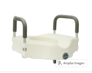 Asiento elevador para WC con brazos