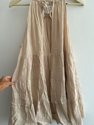 Vestido Beige Talla Única