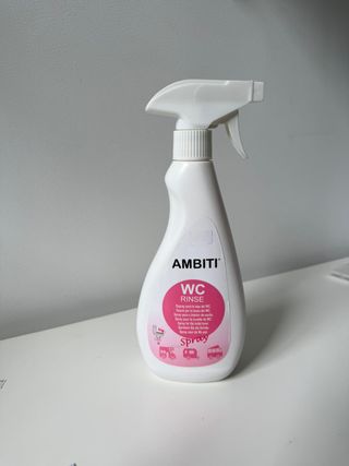 Spray perfumado para uso continuado en wc