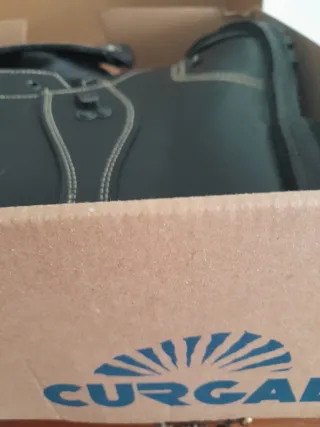 Botas de cuero negras Talla 45