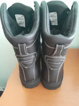 Botas de cuero negras Talla 45