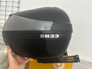 Baúl Moto Shad SH33 (33L) respaldo de pasajero