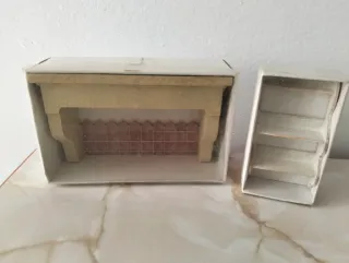 Casita de muñecas mediterránea rústica