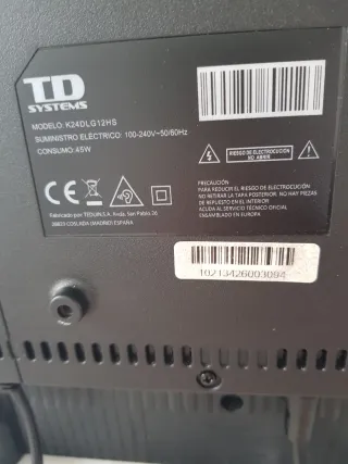 Smart TV TD Systems 32 Negro