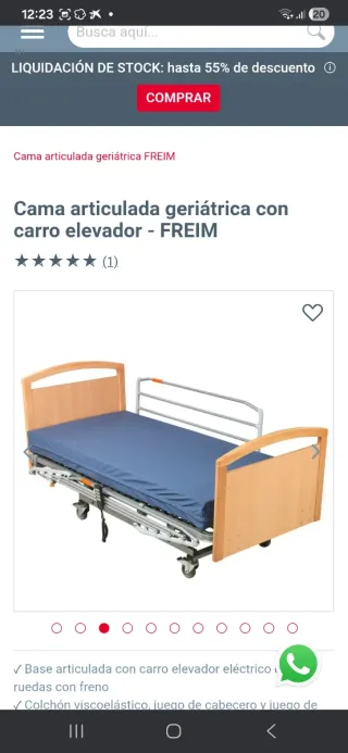 Cama articulada FREIM AD971F, ofertas razonables