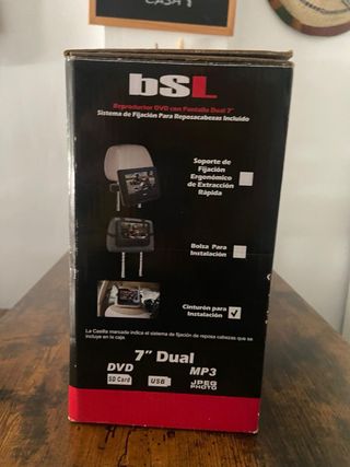 Reproductor DVD BSL Pantalla Dual 7
