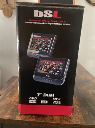 Reproductor DVD BSL Pantalla Dual 7