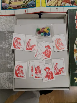 Antiguo juego de mesa del Oeste