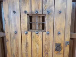 🇪🇸Puerta antigua 1 hoja madera maciza 93x199cm