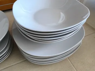 Conjunto loiça 31 peças floral