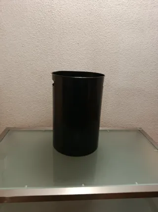 Paragüero negro metálico