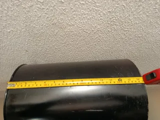 Paragüero negro metálico